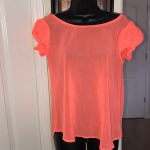 Coral Blouse